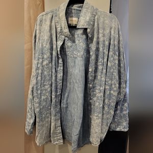 Womens Button Up Top